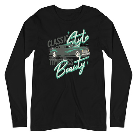 [ID: 356-G386] Classic Style Timeless Beauty Unisex Long Sleeve Tee
