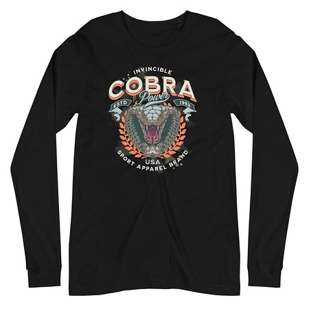 [ID: 356-G390] Cobra Power - Sports Unisex Long Sleeve Tee