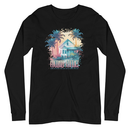 [ID: 356-G391] Coconut Cottage Unisex Long Sleeve Tee
