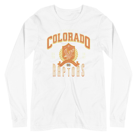 [ID: 356-G407] Colorado Raptors - Rugby Sports Team Unisex Long Sleeve Tee