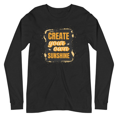 [ID: 356-G432] Create your own Sunshine Unisex Long Sleeve Tee