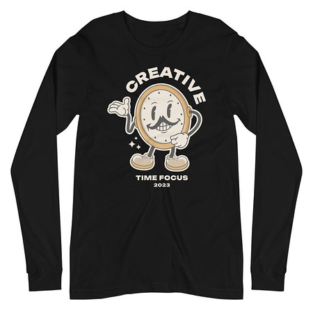 [ID: 356-G433] Creative Time Unisex Long Sleeve Tee