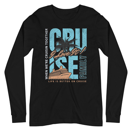 [ID: 356-G440] Cruise Ship Unisex Long Sleeve Tee