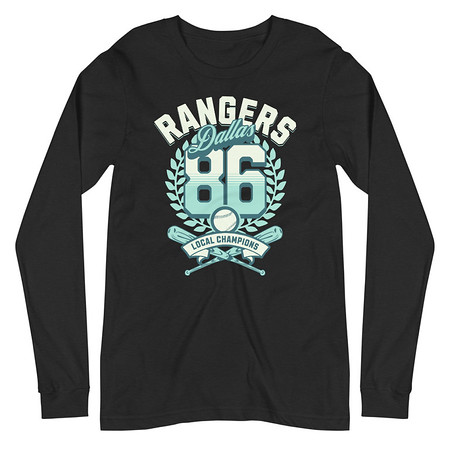 [ID: 356-G464] Dallas Rangers - Old School Sports Unisex Long Sleeve Tee