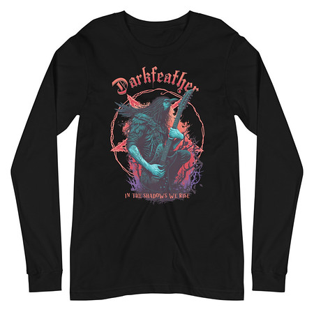 [ID: 356-G468] DARKFEATHER Unisex Long Sleeve Tee