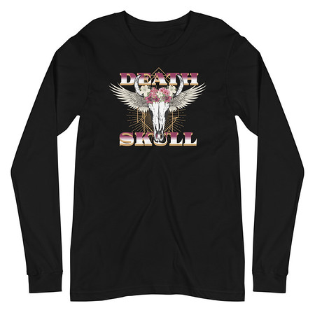 [ID: 356-G474] Deah Skull Unisex Long Sleeve Tee