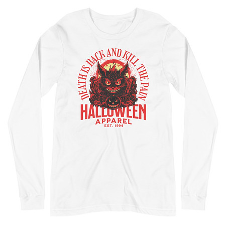 [ID: 356-G478] Death is Back Unisex Long Sleeve Tee