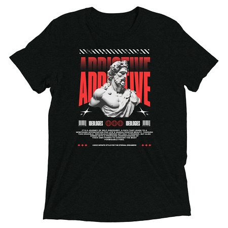 [ID: 162-G22] Addictive Unisex Tri-Blend T-Shirt