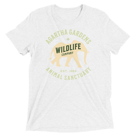 [ID: 162-G33] Agartha Gardens Wildlife - Animal Sanctuary Unisex Tri-Blend T-Shirt