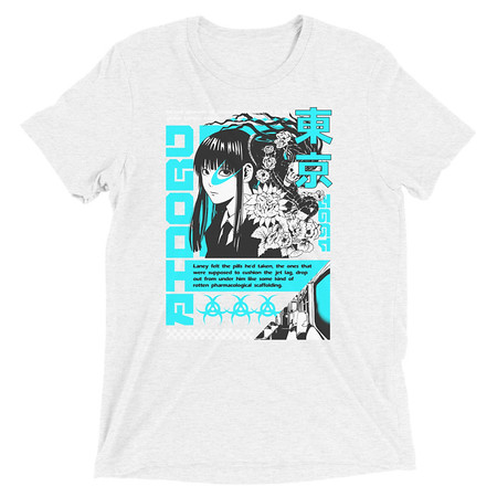 [ID: 162-G35] Aidoru - Japanese Anime Girl Unisex Tri-Blend T-Shirt
