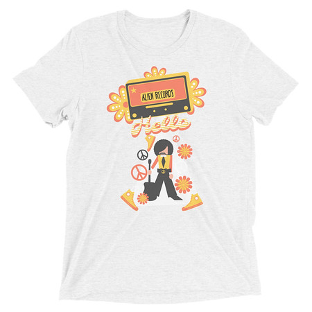 [ID: 162-G39] Alien Records  Unisex Tri-Blend T-Shirt