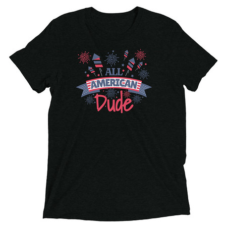 [ID: 162-G42] All American Unisex Tri-Blend T-Shirt