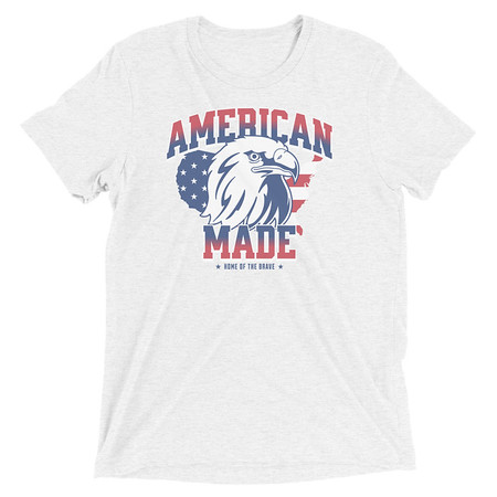[ID: 162-G76] American Made Unisex Tri-Blend T-Shirt