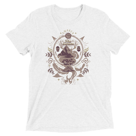 [ID: 162-G119] Awaken The Senses - Coffee Beans Unisex Tri-Blend T-Shirt