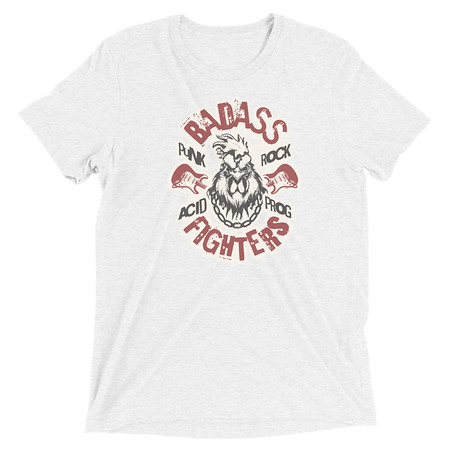 [ID: 162-G130] Badass Fighters Unisex Tri-Blend T-Shirt