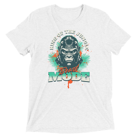[ID: 162-G171] Beast Mode Unisex Tri-Blend T-Shirt