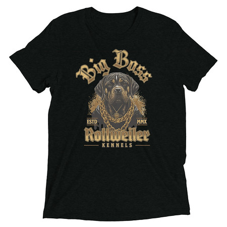 [ID: 162-G201] Big Boss Kennels Unisex Tri-Blend T-Shirt