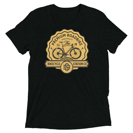 [ID: 162-G207] Bikecycle Station Co. - Sports Unisex Tri-Blend T-Shirt