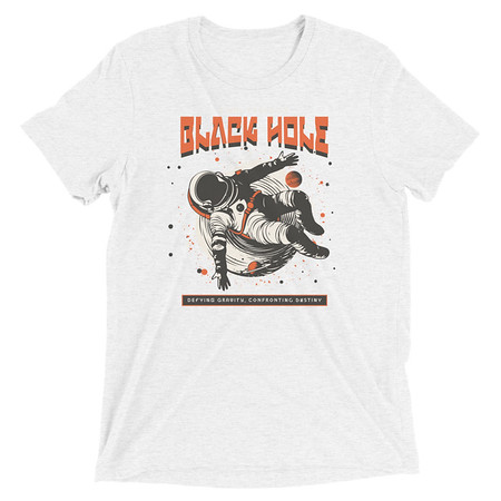 [ID: 162-G224] Black Hole Unisex Tri-Blend T-Shirt
