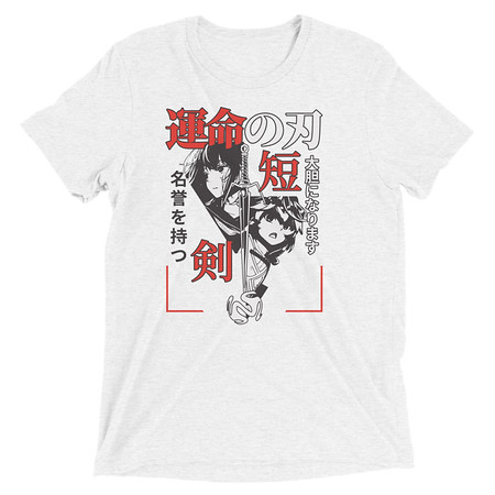 [ID: 162-G234] Blades of Fate - Japanese Manga Anime Unisex Tri-Blend T-Shirt