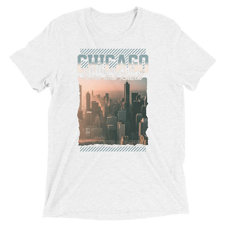 [ID: 162-G257] Born and Raised Unisex Tri-Blend T-Shirt