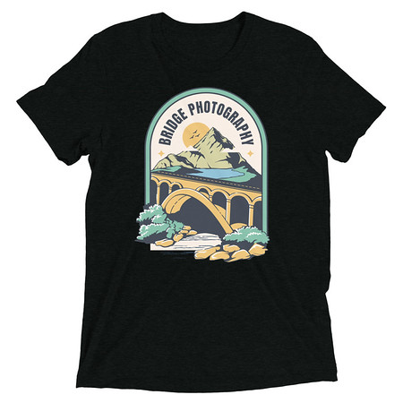 [ID: 162-G285] Bridge Photography - Scenic Unisex Tri-Blend T-Shirt