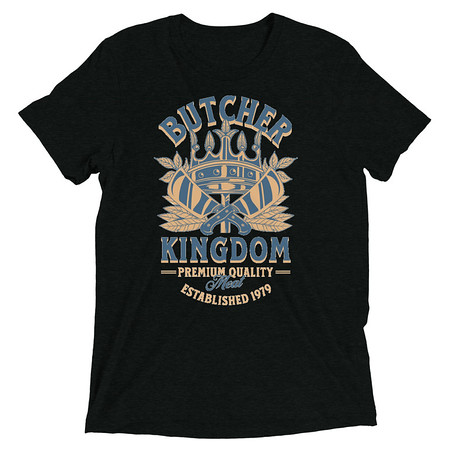 [ID: 162-G301] Butcher Kingdom - Royal Unisex Tri-Blend T-Shirt