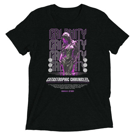 [ID: 162-G310] Calamity Streetwear Unisex Tri-Blend T-Shirt
