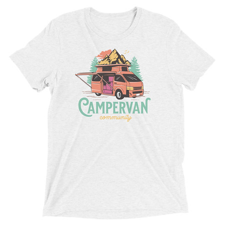[ID: 162-G322] Campervan Community - Outdoor Adventure Unisex Tri-Blend T-Shirt