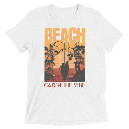 [ID: 162-G342] Catch the Vibe Unisex Tri-Blend T-Shirt
