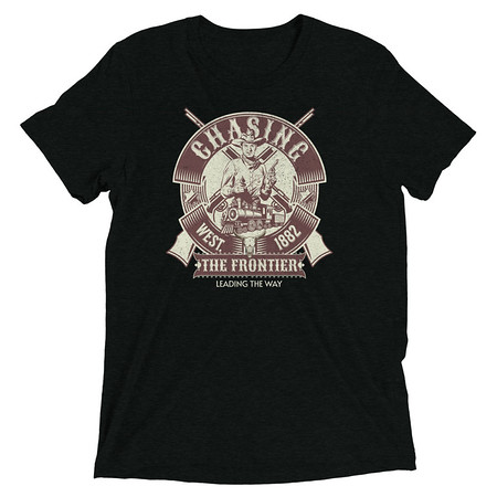 [ID: 162-G360] Chasing the Frontier Unisex Tri-Blend T-Shirt