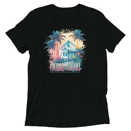 [ID: 162-G391] Coconut Cottage Unisex Tri-Blend T-Shirt