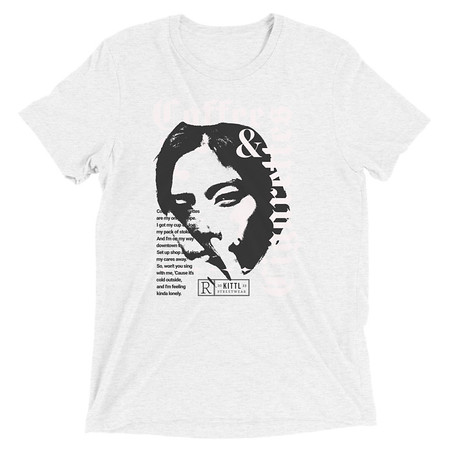 [ID: 162-G392] Coffee & Cigarettes Unisex Tri-Blend T-Shirt