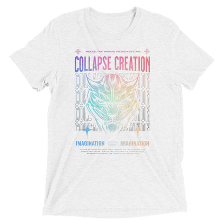 [ID: 162-G406] Collapse Creation Unisex Tri-Blend T-Shirt