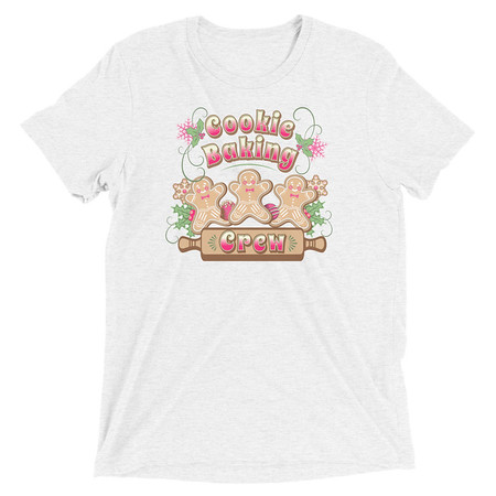 [ID: 162-G415] Cookie Baking Crew Unisex Tri-Blend T-Shirt