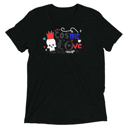 [ID: 162-G424] Cosmic Love Unisex Tri-Blend T-Shirt