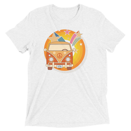 [ID: 162-G429] Crafted in Kittl Unisex Tri-Blend T-Shirt