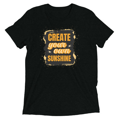 [ID: 162-G432] Create your own Sunshine Unisex Tri-Blend T-Shirt