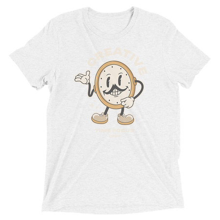 [ID: 162-G433] Creative Time Unisex Tri-Blend T-Shirt
