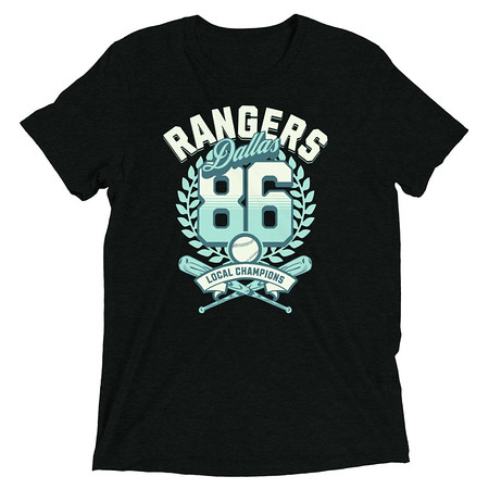 [ID: 162-G464] Dallas Rangers - Old School Sports Unisex Tri-Blend T-Shirt