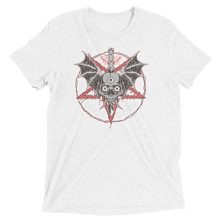 [ID: 162-G486] DEMON DEATH Unisex Tri-Blend T-Shirt