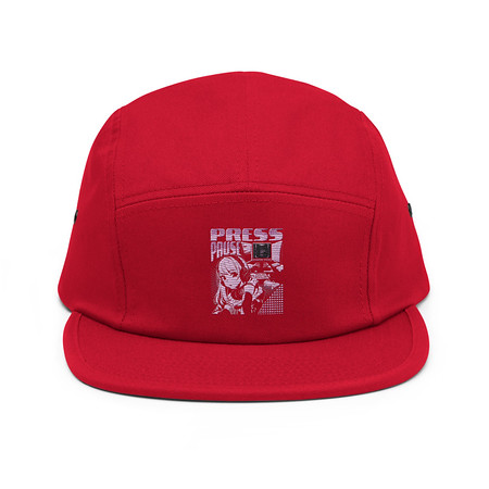 [ID: 92-G4] 'Press Pause' Anime Gaming 5 Panel Cap