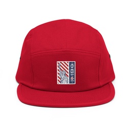 4th of July 5 Panel Cap