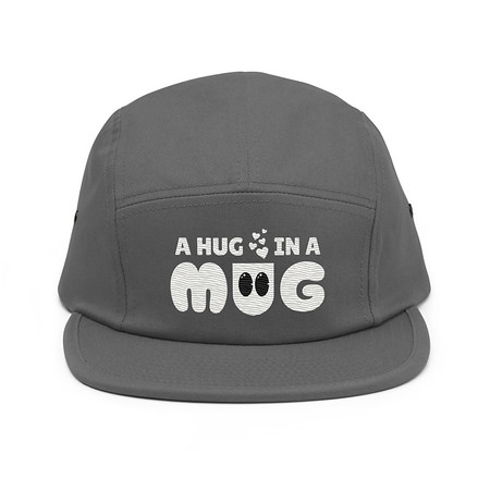 [ID: 92-G17] A Hug in a Mug - Funny Cartoon 5 Panel Cap