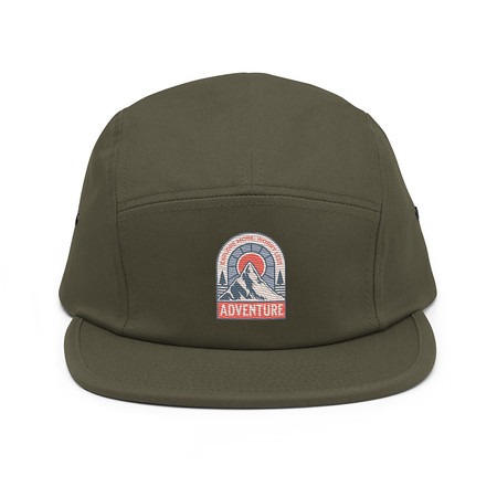 [ID: 92-G25] Adventure - Mountain Climbing 5 Panel Cap