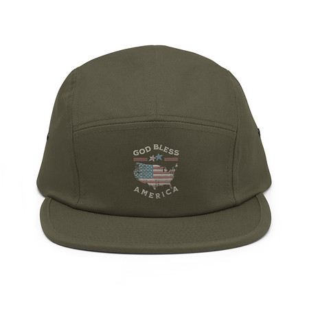 [ID: 92-G60] America - Land Of The Free 5 Panel Cap