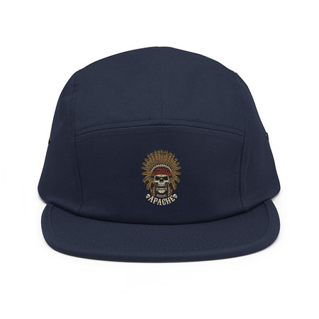 [ID: 92-G94] Apache Warriors - Indian Skull 5 Panel Cap