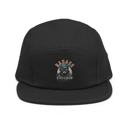 [ID: 92-G129] BADASS CAT DAT 5 Panel Cap
