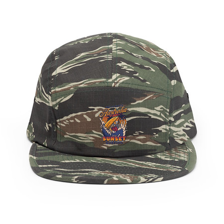 [ID: 92-G180] Bells Beach Australia Sunset Surfing 5 Panel Cap
