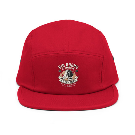 [ID: 92-G203] Big Rocks Climbing - Outdoor Adventure 5 Panel Cap